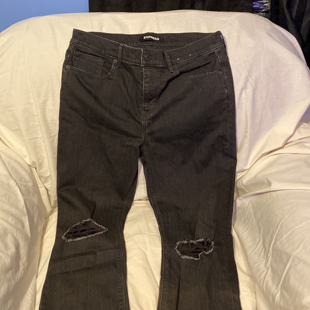 Express Jeans | High Rise Boot Cut | Women's | Size 12R | Black